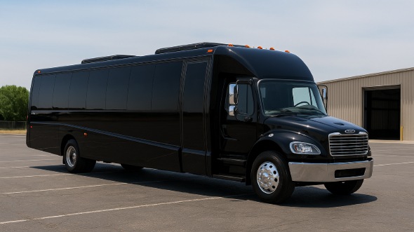 Exterior of Charter Bus Company Margate's 15 Passenger Minibus in Margate