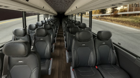 Interior of Charter Bus Company Margate's 18 Passenger Minibus in Margate