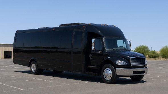 Exterior of Charter Bus Company Margate's 20 Passenger Mini bus in Margate