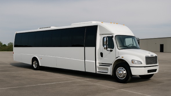 Exterior of Charter Bus Company Margate's 30 Passenger Minibus in Margate