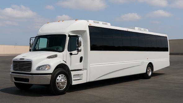 Exterior of Charter Bus Company Margate's 35 Passenger Minibus in Margate
