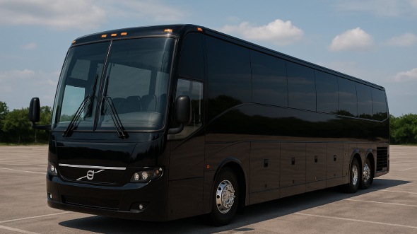 Exterior of Charter Bus Company Margate's 56 Passenger Charter Bus in Margate