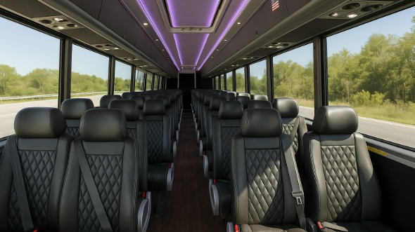 margate 15 passenger minibus inside