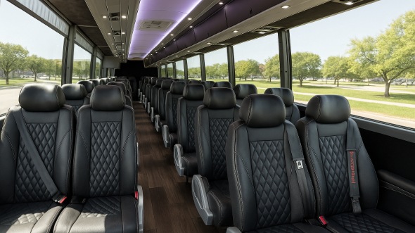 margate 18 passenger minibus inside