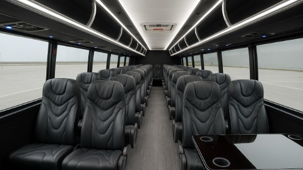 margate 25 passenger minibus inside
