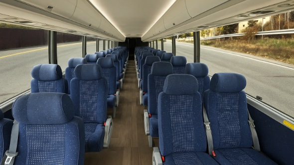 margate 28 passenger minibus inside
