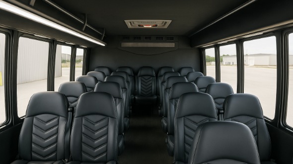 margate 30 passenger minibus inside