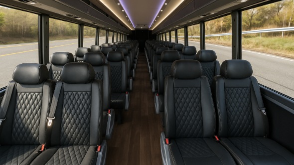 margate 35 passenger minibus inside