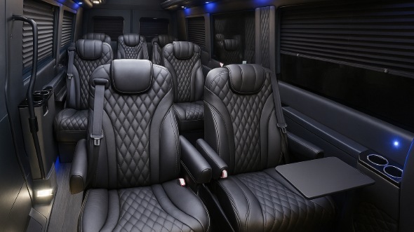 margate sprinter van with driver inside