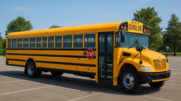Exterior of Charter Bus Company Margate's School Bus in Margate